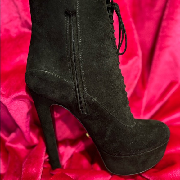 PRADA SuedePlatform GEM EUC worn once. - Picture 6 of 8